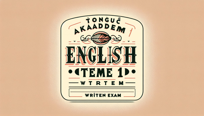 Tonguç Akademi 5. Sınıf İngilizce 2. Dönem 1 Yazılısı