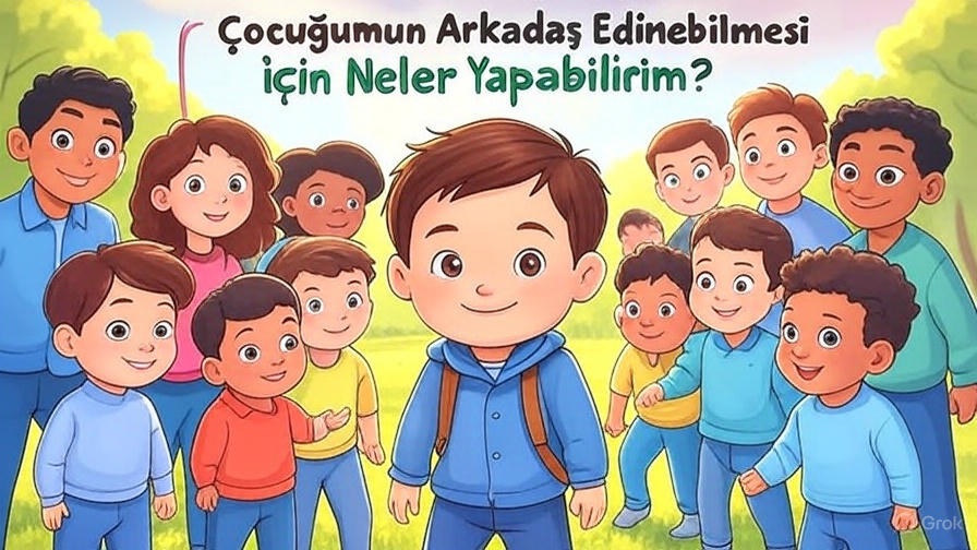 Çocuğumun Arkadaş Edinebilmesi İçin Neler Yapabilirim?