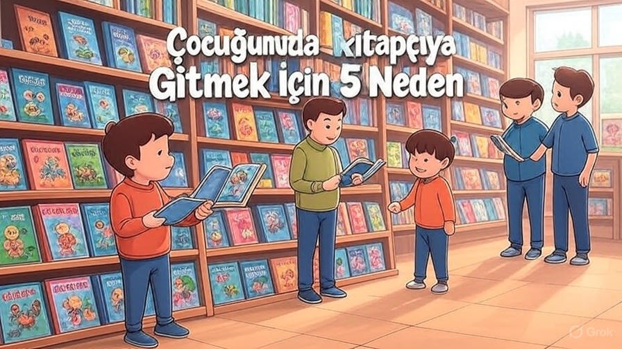 Çocuğunuzla Kitapçıya Gitmek İçin 5 Neden