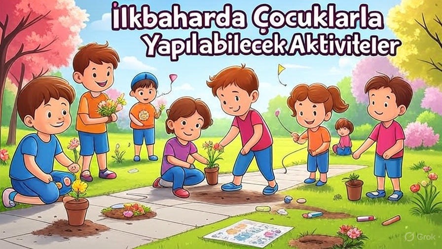 İlkbaharda Çocuklarla Yapılabilecek Aktiviteler