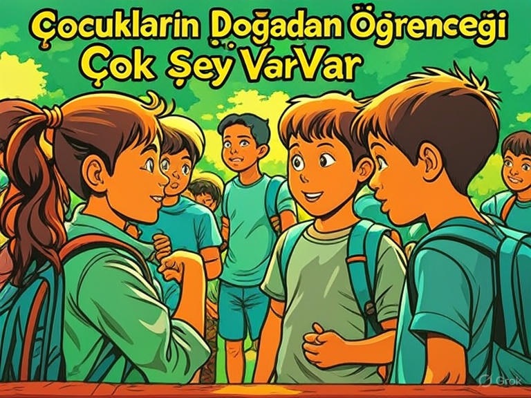 Çocukların Doğadan Öğreneceği Çok Şey Var