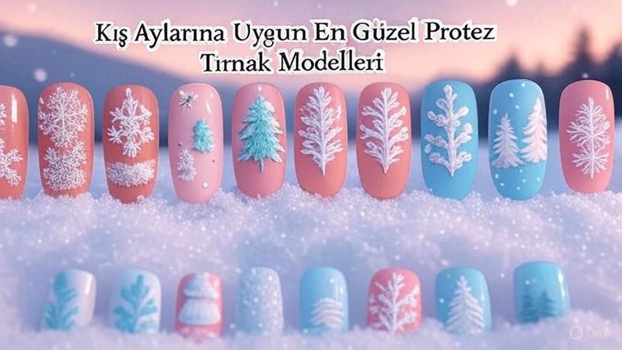 Kış Aylarına Uygun En Güzel Protez Tırnak Modelleri