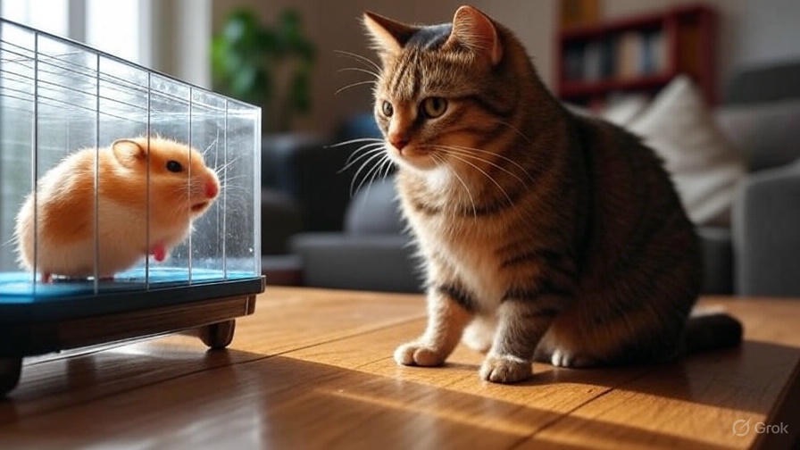 Hamster Ve Kedi Aynı Evde Yaşayabilir Mi? Güvenli Bir Ortam Nasıl Sağlanır?