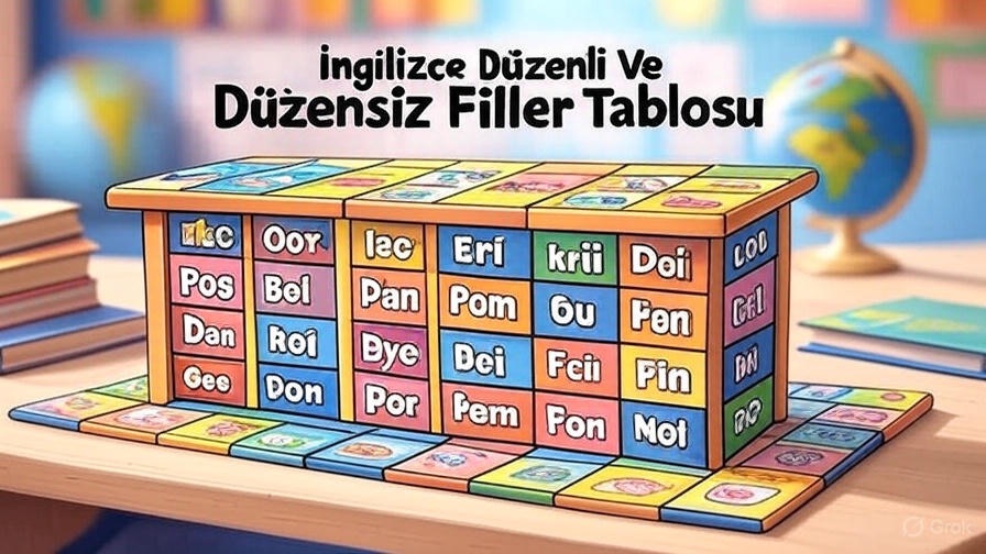 İngilizce Düzenli Ve Düzensiz Fiiller Tablosu