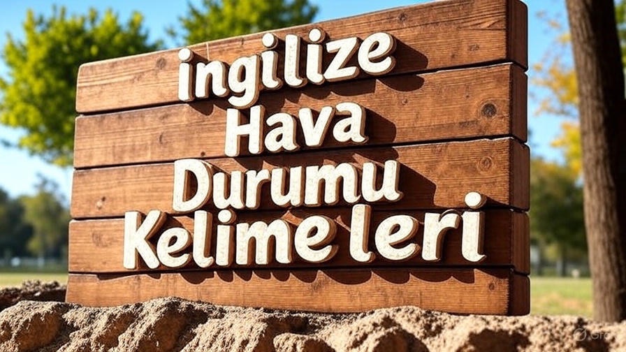 İngilizce Hava Durumu Kelimeleri