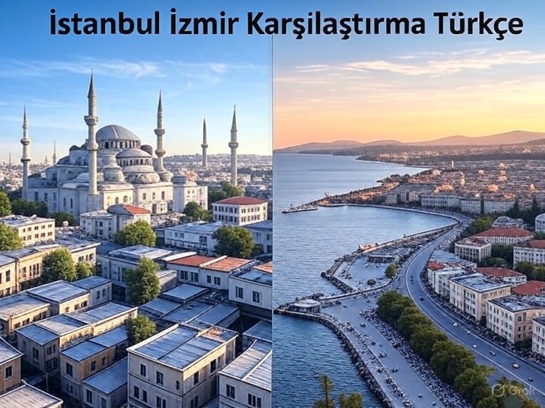 İstanbul İzmir Karşılaştırma İngilizce
