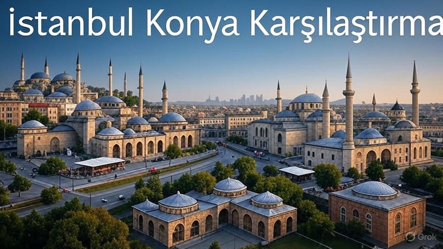İstanbul Ve Konya Karşılaştırma İngilizce