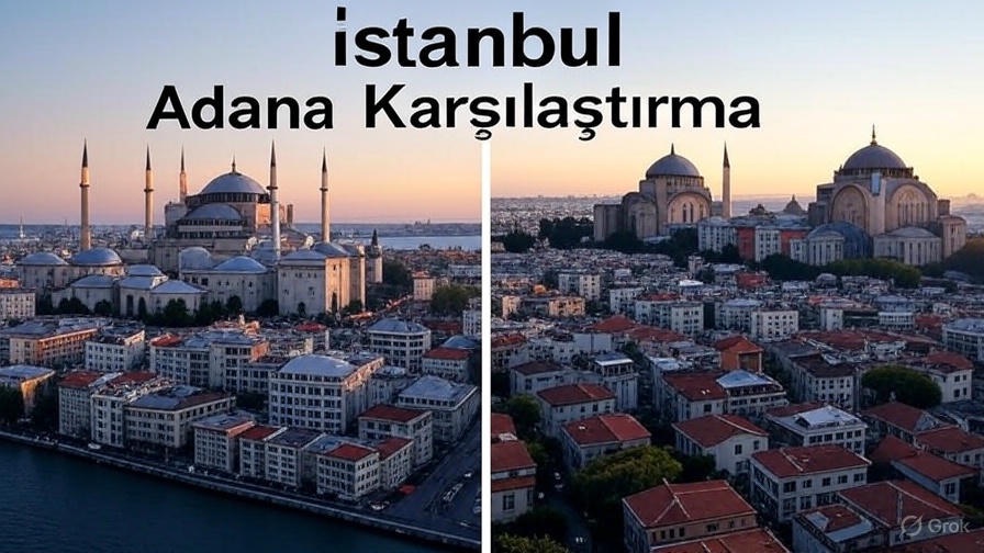 Adana İstanbul Karşılaştırma İngilizce