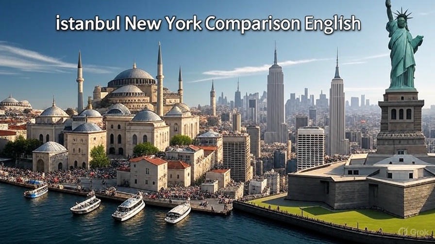 New York Ve İstanbul Karşılaştırma İngilizce