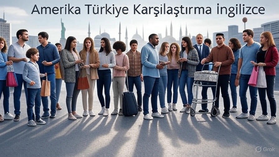 Amerika Türkiye Karşılaştırması İngilizce