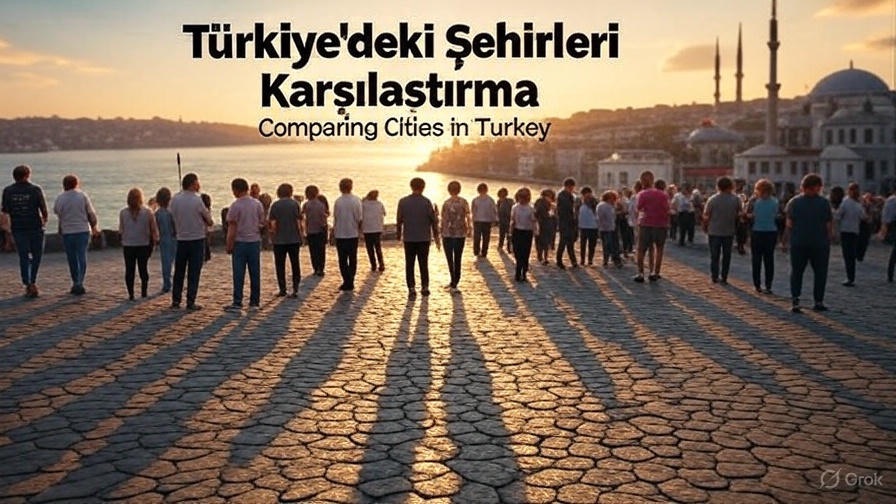 Türkiye'deki Şehirleri Karşılaştırma İngilizce