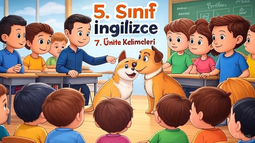 5. Sınıf İngilizce 7. Ünite Kelimeleri