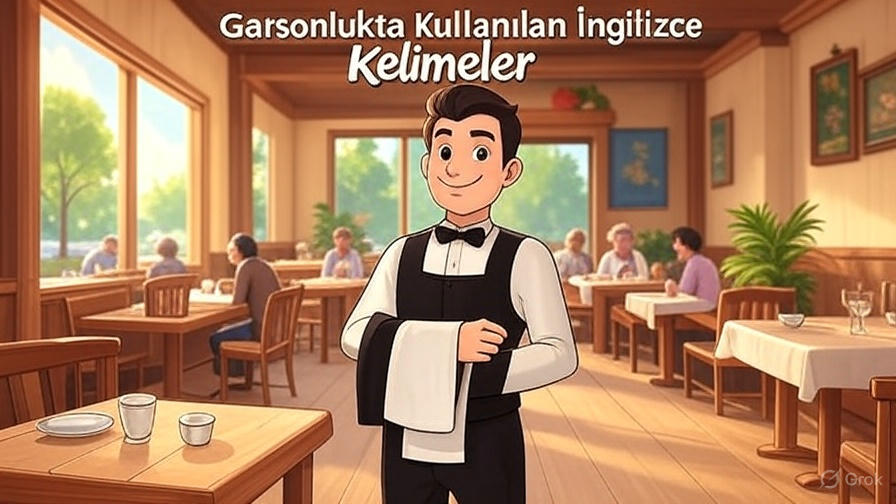 Garsonlukta Kullanılan İngilizce Kelimeler