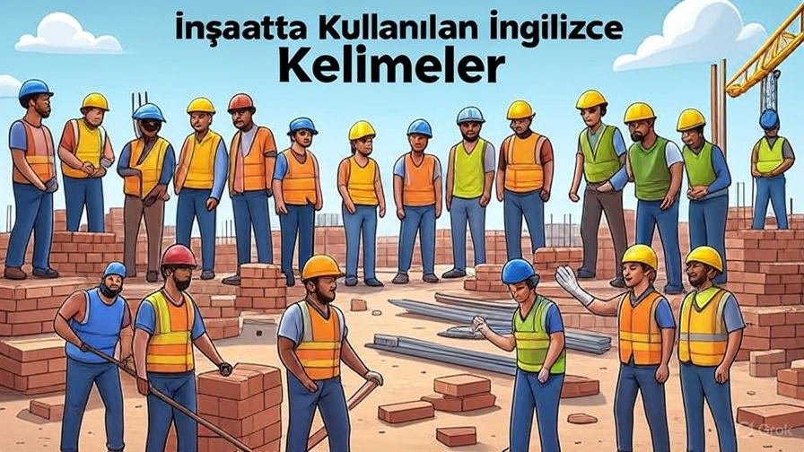 İnşaatta Kullanılan İngilizce Kelimeler