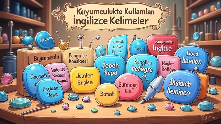 Kuyumculukta Kullanılan İngilizce Kelimeler