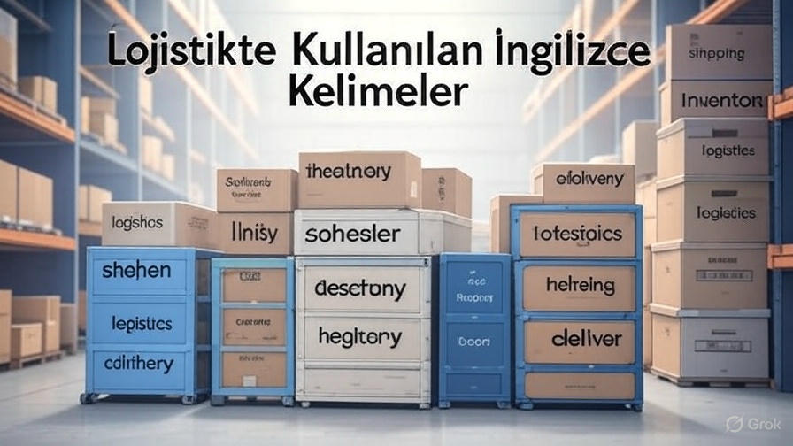 Lojistikte Kullanılan İngilizce Kelimeler