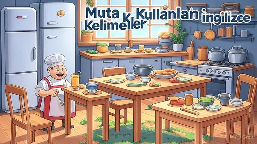 Mutfakta Kullanılan İngilizce Kelimeler