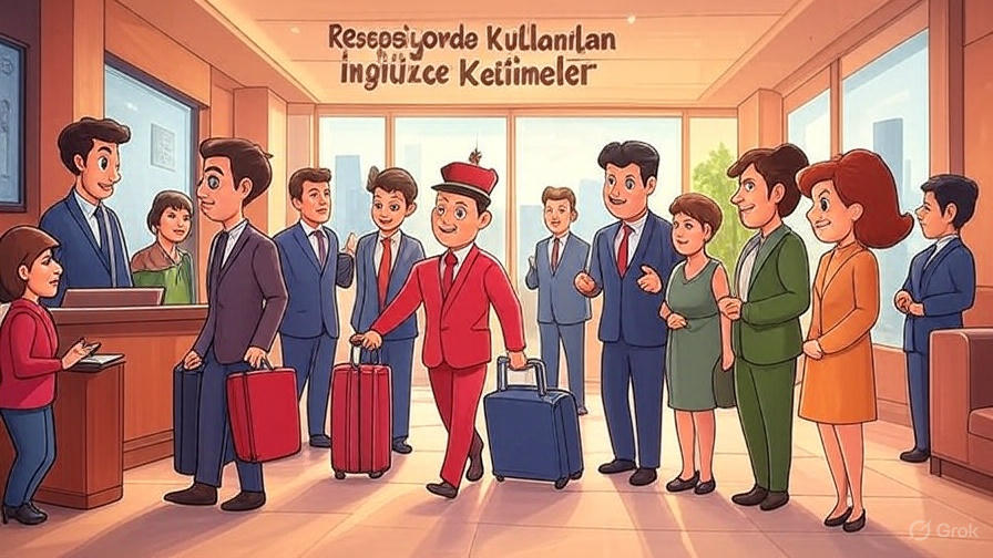 Resepsiyonda Kullanılan İngilizce Kelimeler