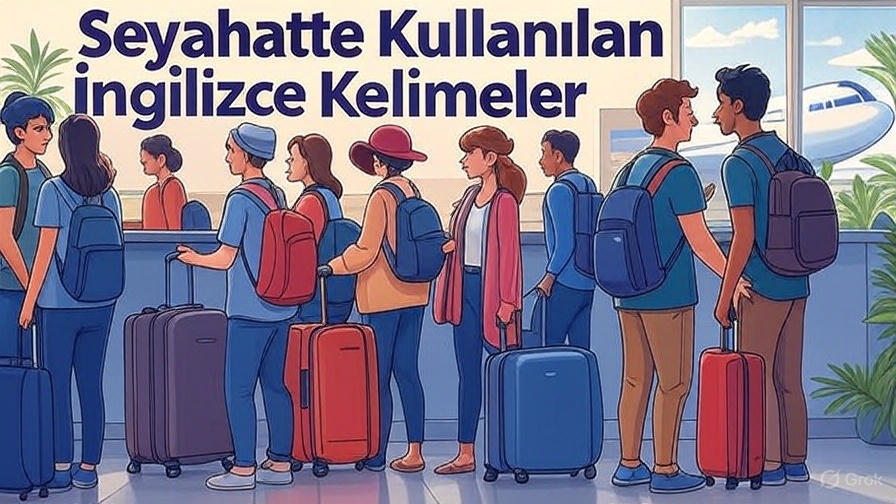 Seyahatte Kullanılan İngilizce Kelimeler
