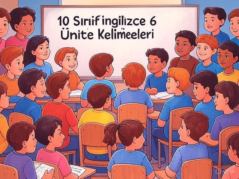 10 Sınıf İngilizce 6 Ünite Kelimeleri
