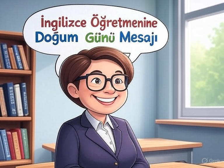 İngilizce Öğretmenine Doğum Günü Mesajı