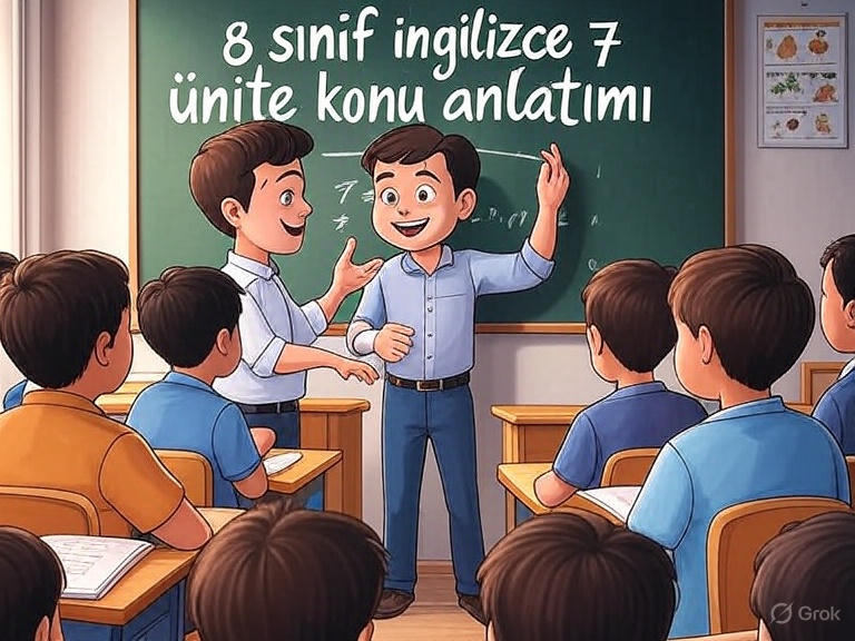 8 Sınıf İngilizce 7 Ünite Konu Anlatımı