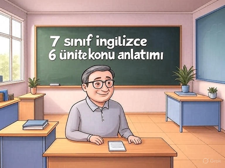 7 Sınıf İngilizce 6 Ünite Konu Anlatımı