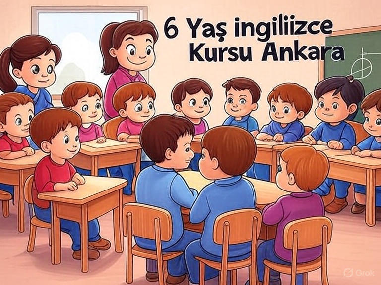 6 Yaş İngilizce Kursu Ankara