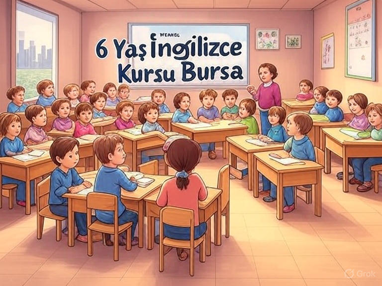 6 Yaş İngilizce Kursu Bursa