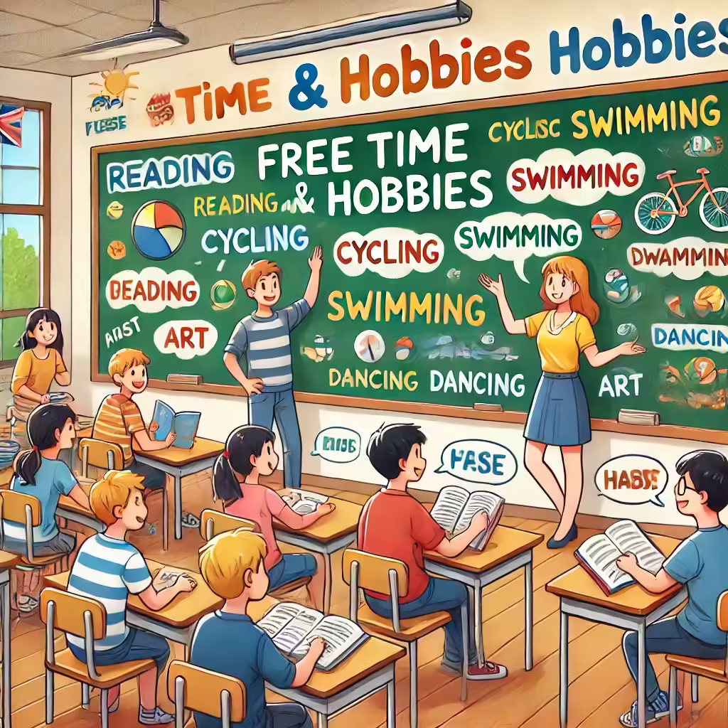 9. Sınıf İngilizce 3. Ünite: Free Time And Hobbies Kelimeler