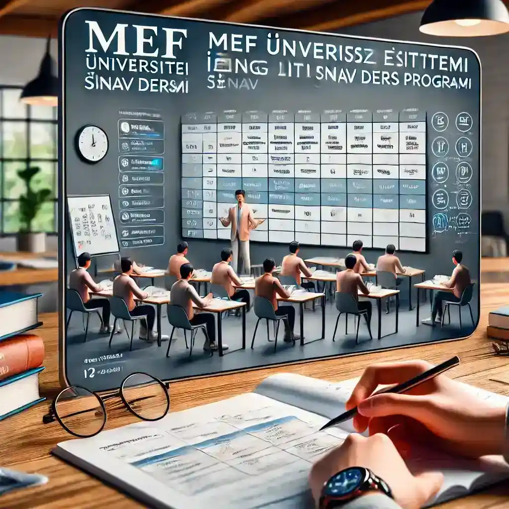 MEF Üniversitesi İngiliz Dili Eğitimi Sınav Ders Programı